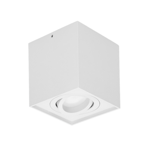 CAROLIN DLS GU10 downlight max 35W, IP20, kwadrat, biały