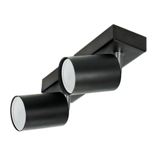 DOA SP 2I, oprawa ścienno-sufitowa, GU10 max. 2x50W, IP20, czarna