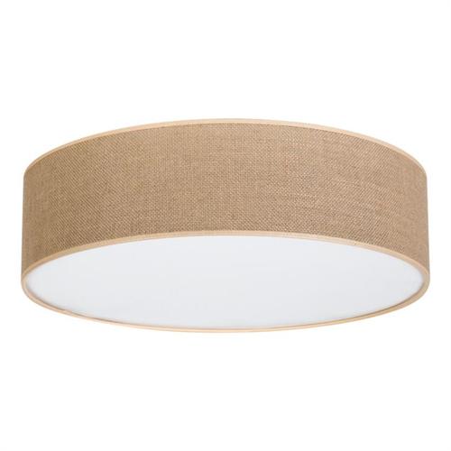 Jute Lampa Sufitowa 4xE27 Max.25W Biały/Beżowy Britop