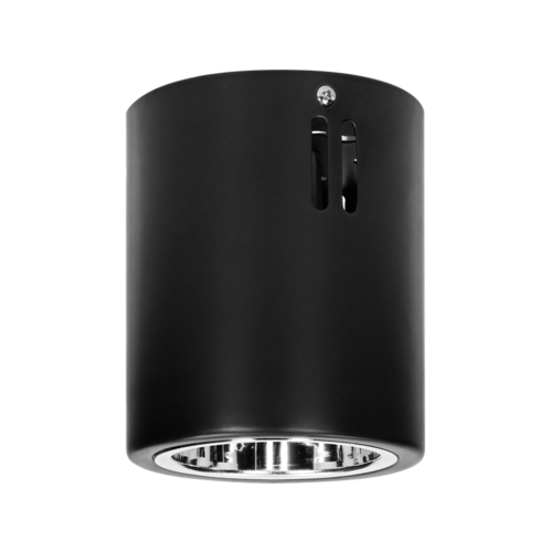 KORIN 10, oprawa typu downlight, 60W, E27, stal, czarna