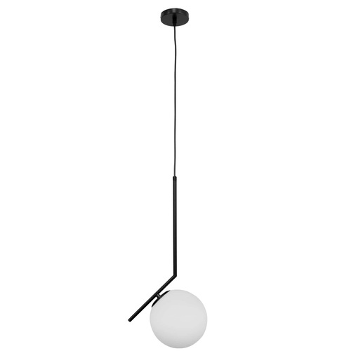 Lampa wisząca PELOTA BLACK E27 czarny biały EDO777102 <span class="keyword" >EDO Solutions</span>