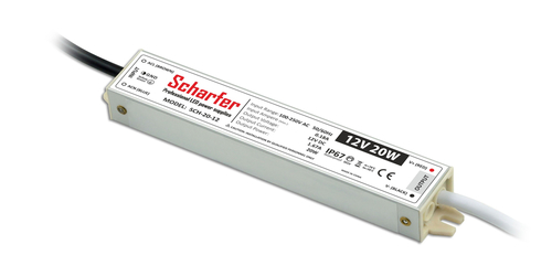 Zasilacz hermetyczny 20W 12V IP67 1.67A uniwersalny Scharfer SCH-20-12