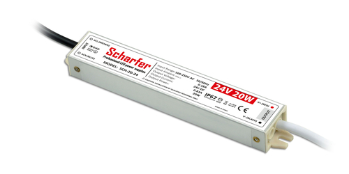 Zasilacz hermetyczny 20W 24V IP67 0.83A uniwersalny Scharfer SCH-20-24