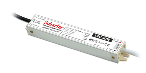 Zasilacz hermetyczny 30W 12V IP67 2.5A uniwersalny Scharfer SCH-30-12