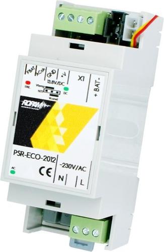 Zasilacz buforowy  AC/DC, 12V/DC, 20W,  do zasilania central/modułów 12V lub uniwersalny, DIN 2M