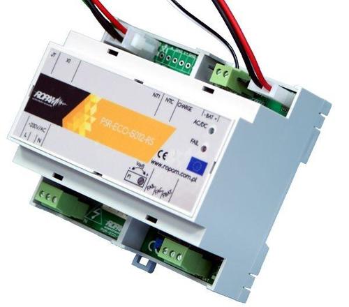 Zasilacz buforowy AC/DC, 12V/DC, 50W, do zasilania central 12V- wiązka, obudowa DIN 6M