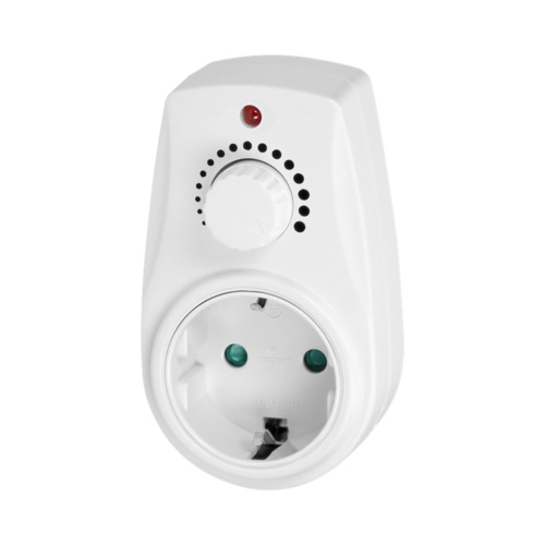 Ściemniacz z dodatkowym gniazdem sieciowym 2P+Z (Schuko), max.280W