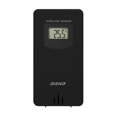 Czujnik temperatury zewnętrzny do  stacji pogodowej OR-SP-3100, czarny