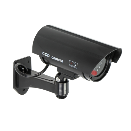 Atrapa kamery monitorującej CCTV, bateryjna, czarna