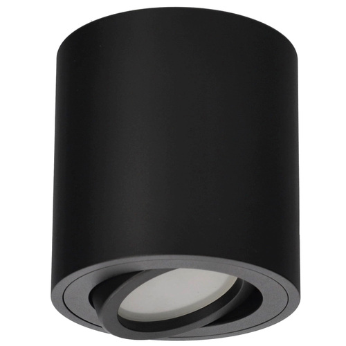 Punktowa oprawa sufitowa natynkowa MALDA Black, IP20, GU10, 220-240V, okrągła czarna EDO777233 EDO Solutions