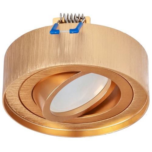 Punktowa oprawa sufitowa wpuszczana SKAND MINI 1 Gold IP20 okrągła złota EDO777548 <span class="keyword" >EDO Solutions</span>