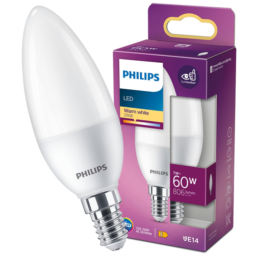 Żarówka LED Świeczka 7–60W E14 2700K 806lm