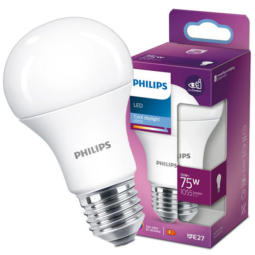 Żarówka LED 10–75 W, E27 6500K 1055lm