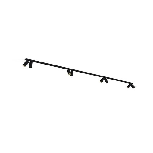Listwa sufitowa natynkowa MONO VIII 2X200 BLACK/GOLD   8xGU10 Czarno-złota IP20 220-230V 10W