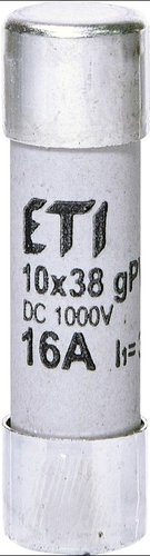 Wkładka topikowa CH10x38 gPV 16A/1000V DC