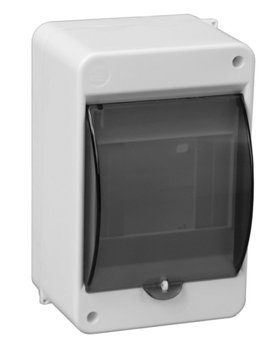 Obudowa S-4 z szybką dymną, N+PE, (IP 30)