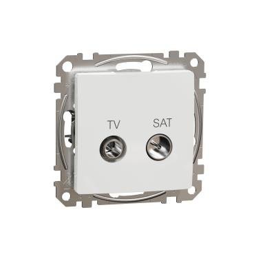 Gniazdo TV/SAT końcowe (4dB) biały IP20 SDD111471S Sedna Design Schneider Electric