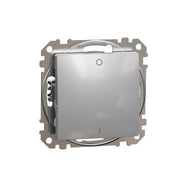 Łącznik 2-biegunowy srebrny IP20 SDD113102 Sedna Design Schneider Electric