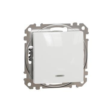 <span class="keyword" >Łącznik</span> krzyżowy z podświetleniem biały IP20 SDD111107L Sedna Design Schneider Electric