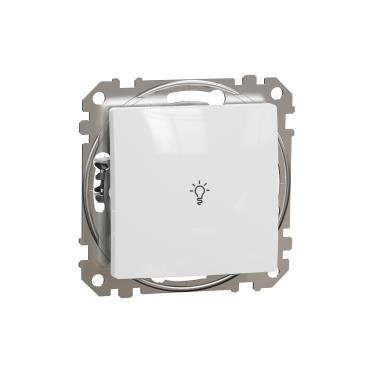 Przycisk "światło" biały IP20 SDD111132 Sedna Design Schneider Electric