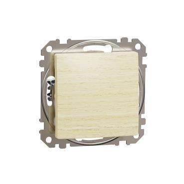 Przycisk 1-biegunowy brzoza IP20 SDD180111 Sedna Elements Schneider Electric