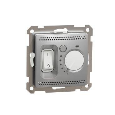 <span class="keyword" >Regulator</span> temperatury z wbudowanym czujnikiem srebrny IP20 SDD113506 Sedna Design Schneider Electric