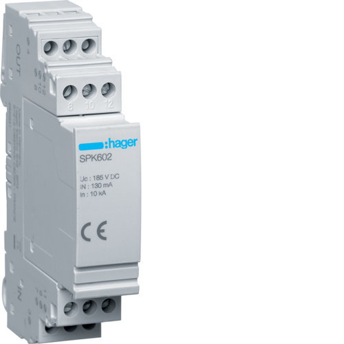 SPD Ogranicznik przepięć linii ADSL + ISDN 2P Hager SPK602